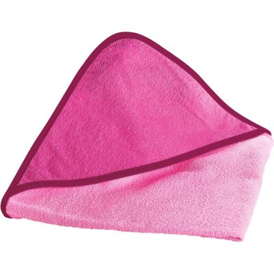 Wörner Kapuzen-Badetuch 80x80 cm rosa Wörner Kapuzen-Badetuch 80x80 cm rosa