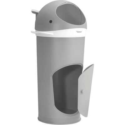 Kindsgut DW00022017N Runder Kunststoffgrauer Mülleimer - Trash Can Kindsgut DW00022017N Runder Kunststoffgrauer Mülleimer - Trash Can