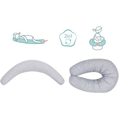 fillikid Still- und Seitenschläferkissen 190 cm grau unisex fillikid Still- und Seitenschläferkissen 190 cm grau unisex