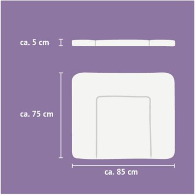 Träumeland Wickelauflage 75x85 cm weiss unisex Träumeland Wickelauflage 75x85 cm weiss unisex