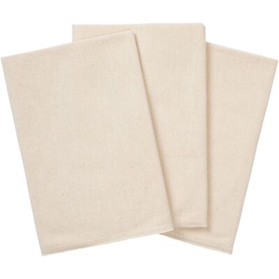 Bornino 3er-Pack Moltontücher 40x40 cm ungebleicht natur natur unisex Bornino 3er-Pack Moltontücher 40x40 cm ungebleicht natur natur unisex
