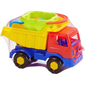 solini Sandspielzeug-Set mit Kipper 8-tlg. mehrfarbig unisex