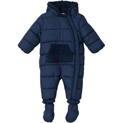 s.Oliver Steppoverall mit abnehmbarem Fuß und Plüschfutter blau unisex s.Oliver Steppoverall mit abnehmbarem Fuß und Plüschfutter blau unisex