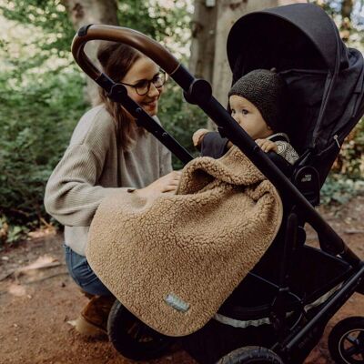 emma & noah Babydecke Merinowolle-Teddy 75x95 cm braun unisex emma & noah Babydecke Merinowolle-Teddy 75x95 cm braun unisex