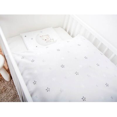 Baby Best Renforcé Wende-Bettwäsche 35x40 / 80x80 cm weiss unisex Baby Best Renforcé Wende-Bettwäsche 35x40 / 80x80 cm weiss unisex