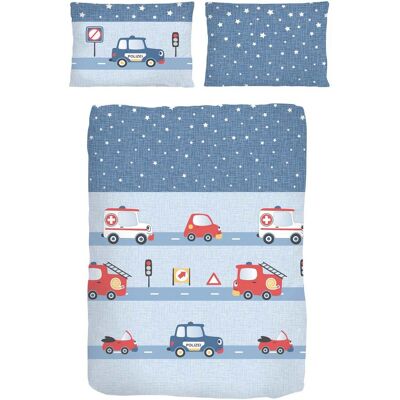 IDO Renforcé-Bettwäsche 40x60 / 100x135 cm blau unisex IDO Renforcé-Bettwäsche 40x60 / 100x135 cm blau unisex