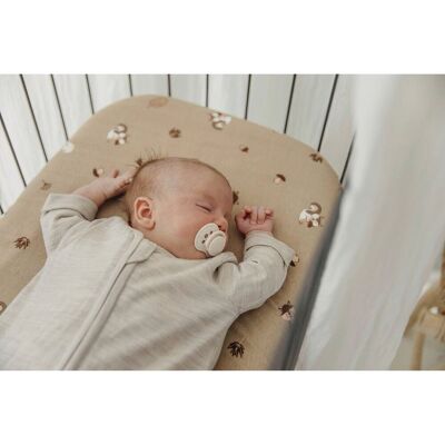Meyco Baby Jersey-Spannbetttuch 50x90 cm beige unisex Meyco Baby Jersey-Spannbetttuch 50x90 cm beige unisex