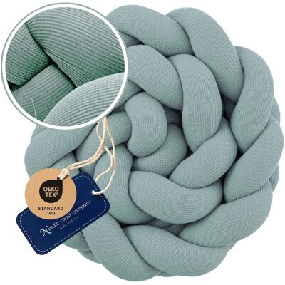 Nordic coast company Nestchenschlange Waffelpiqué 200 cm gruen unisex Nordic coast company Nestchenschlange Waffelpiqué 200 cm gruen unisex