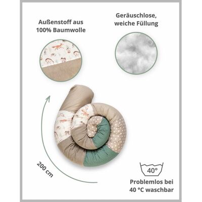 Ullenboom Nestchenschlange 200 cm Waffelpiqué/Cord mehrfarbig unisex Ullenboom Nestchenschlange 200 cm Waffelpiqué/Cord mehrfarbig unisex