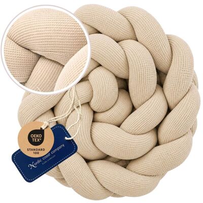 Nordic coast company Nestchenschlange Waffelpiqué 200 cm beige unisex Nordic coast company Nestchenschlange Waffelpiqué 200 cm beige unisex