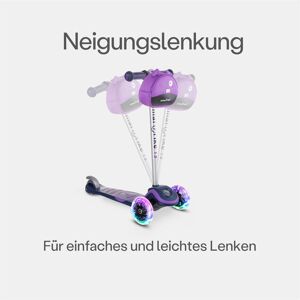 smarTrike Scooter T3 mit Licht+Tasche lila unisex