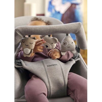 BabyBjörn Spielzeug für Babywippe Soft Friends grau unisex BabyBjörn Spielzeug für Babywippe Soft Friends grau unisex