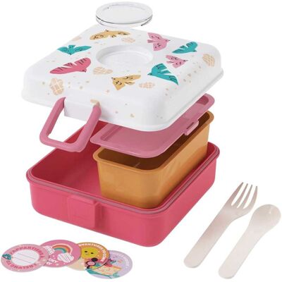 Monbento Snackbox pink unisex Monbento Snackbox pink unisex