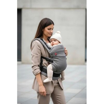 manduca Babytrage, 3 Tragepositionen grau unisex manduca Babytrage, 3 Tragepositionen grau unisex