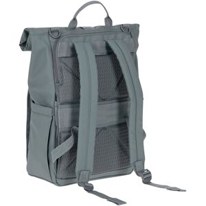 Lässig Wickelrucksack Rolltop Up grau unisex