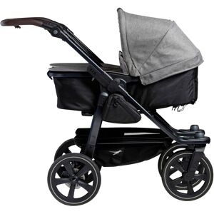 TFK Zwillings- und Geschwisterwagen Duo 2 mit Luftkammerrad grau unisex