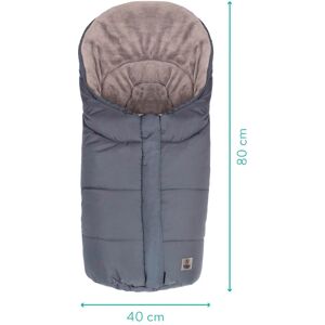 babycab Winter-Fußsack Hella für Babyschale, Tragewanne grau unisex