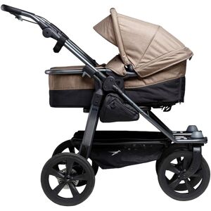 TFK duo Zwillings- und Geschwisterwagen mit Luftkammerrad braun unisex