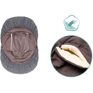 babycab Winter-Fußsack Naryn für Tragewanne, Babyschale grau unisex