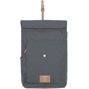 Lässig Wickelrucksack Rolltop aus recyceltem Polyester grau unisex