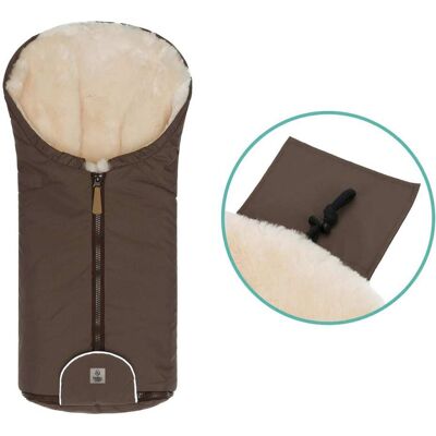 babycab Winter-Fußsack Oolu für Babyschale, Tragewanne braun unisex babycab Winter-Fußsack Oolu für Babyschale, Tragewanne braun unisex