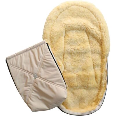 Kaiser Lammfellfußsack für Babyschalen EMMY beige unisex Kaiser Lammfellfußsack für Babyschalen EMMY beige unisex