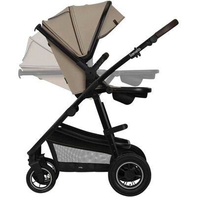 Lionelo Kombikinderwagen AMBER 3in1 beige unisex Lionelo Kombikinderwagen AMBER 3in1 beige unisex