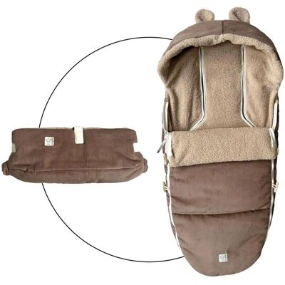 Kaiser Fußsack HAU KEA Bundle inkl. Handwärmer braun unisex Kaiser Fußsack HAU KEA Bundle inkl. Handwärmer braun unisex