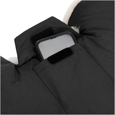 babycab Lammfell-Handwärmer Saana schwarz unisex babycab Lammfell-Handwärmer Saana schwarz unisex