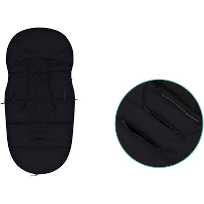 babycab Winterfußsack Vanna Teddy schwarz unisex babycab Winterfußsack Vanna Teddy schwarz unisex