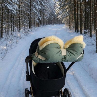 Kaiser Lammfell-Handwärmer BIG gruen unisex Kaiser Lammfell-Handwärmer BIG gruen unisex