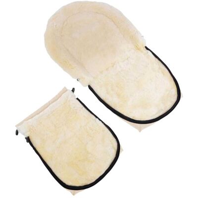 Werner Christ Baby Lammfell-Fußsack Oslo für Babyschale, Tragewanne beige unisex Werner Christ Baby Lammfell-Fußsack Oslo für Babyschale, Tragewanne beige unisex