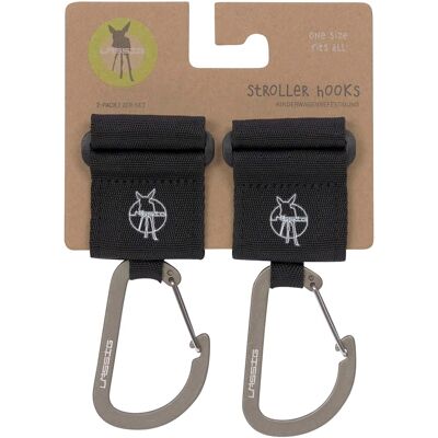 Lässig Befestigungshaken Stroller Hooks schwarz unisex Lässig Befestigungshaken Stroller Hooks schwarz unisex