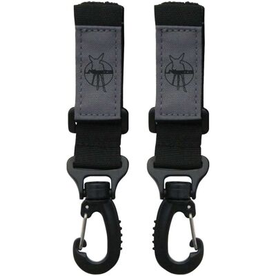 Lässig Befestigungshaken Stroller Hooks black schwarz unisex Lässig Befestigungshaken Stroller Hooks black schwarz unisex