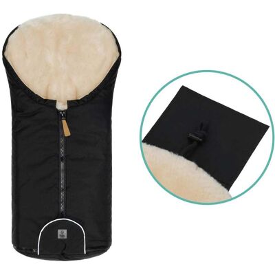 babycab Winter-Fußsack Oolu für Babyschale, Tragewanne schwarz unisex babycab Winter-Fußsack Oolu für Babyschale, Tragewanne schwarz unisex