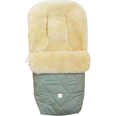 Kaiser Lammfellfußsack COOSY gruen unisex Kaiser Lammfellfußsack COOSY gruen unisex