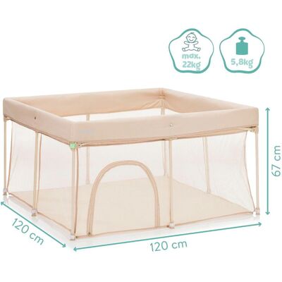 fillikid Laufgitter Dubai 120x120 cm natur unisex fillikid Laufgitter Dubai 120x120 cm natur unisex