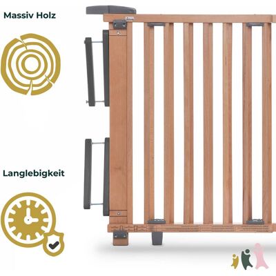 Geuther Treppenschutzgitter Plus 93-135 cm natur unisex Geuther Treppenschutzgitter Plus 93-135 cm natur unisex