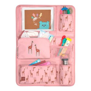 Lässig Rückenlehnen-, Spielzeugtasche Car Wrap-to-Go Safari rosa unisex
