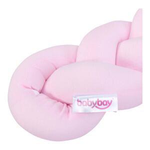 babybay Nestchenschlange geflochten 180 cm für alle Beistellbetten rosa unisex