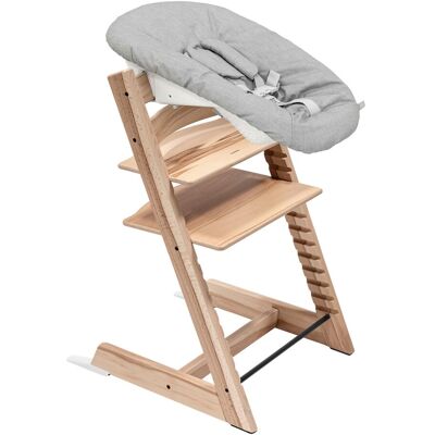Stokke Bundle Treppenhochstuhl inkl. Newbornset Light Grey & Babyset natur unisex Stokke Bundle Treppenhochstuhl inkl. Newbornset Light Grey & Babyset natur unisex