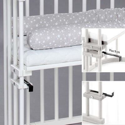 babybay Beistellbett Maxi 89x51 cm weiss unisex babybay Beistellbett Maxi 89x51 cm weiss unisex