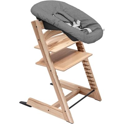Stokke Bundle Treppenhochstuhl inkl. Newbornset Deep Grey & Babyset natur unisex Stokke Bundle Treppenhochstuhl inkl. Newbornset Deep Grey & Babyset natur unisex