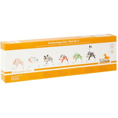 Pinolino Kindersitzgruppe Nicki für 4 mehrfarbig unisex Pinolino Kindersitzgruppe Nicki für 4 mehrfarbig unisex