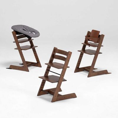 Stokke Bundle Treppenhochstuhl inkl. Newborn Set Light Grey braun Stokke Bundle Treppenhochstuhl inkl. Newborn Set Light Grey braun