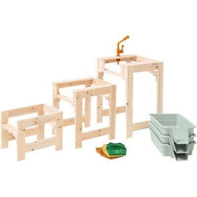 Pinolino Matschtisch-Set Frolino natur unisex Pinolino Matschtisch-Set Frolino natur unisex