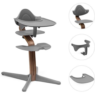 Stokke Bundle Hochstuhl Walnuss inkl. Babyset und Tray grau unisex Stokke Bundle Hochstuhl Walnuss inkl. Babyset und Tray grau unisex