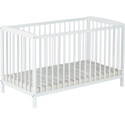 Schardt Kinderbett Felix - Kiefer massiv, 60 x 120 cm - Weiß Schardt Kinderbett Felix - Kiefer massiv, 60 x 120 cm - Weiß