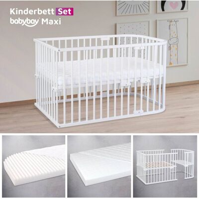 babybay Bundle Beistellbett Maxi inkl. Matratze Klima Wave und Kinderbettumbausatz inkl. Matratze MediTex® extraluftig weiss unisex babybay Bundle Beistellbett Maxi inkl. Matratze Klima Wave und Kinderbettumbausatz inkl. Matratze MediTex® extraluftig weiss unisex
