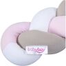 babybay Nestchenschlange geflochten 180 cm für alle Beistellbetten rosa unisex